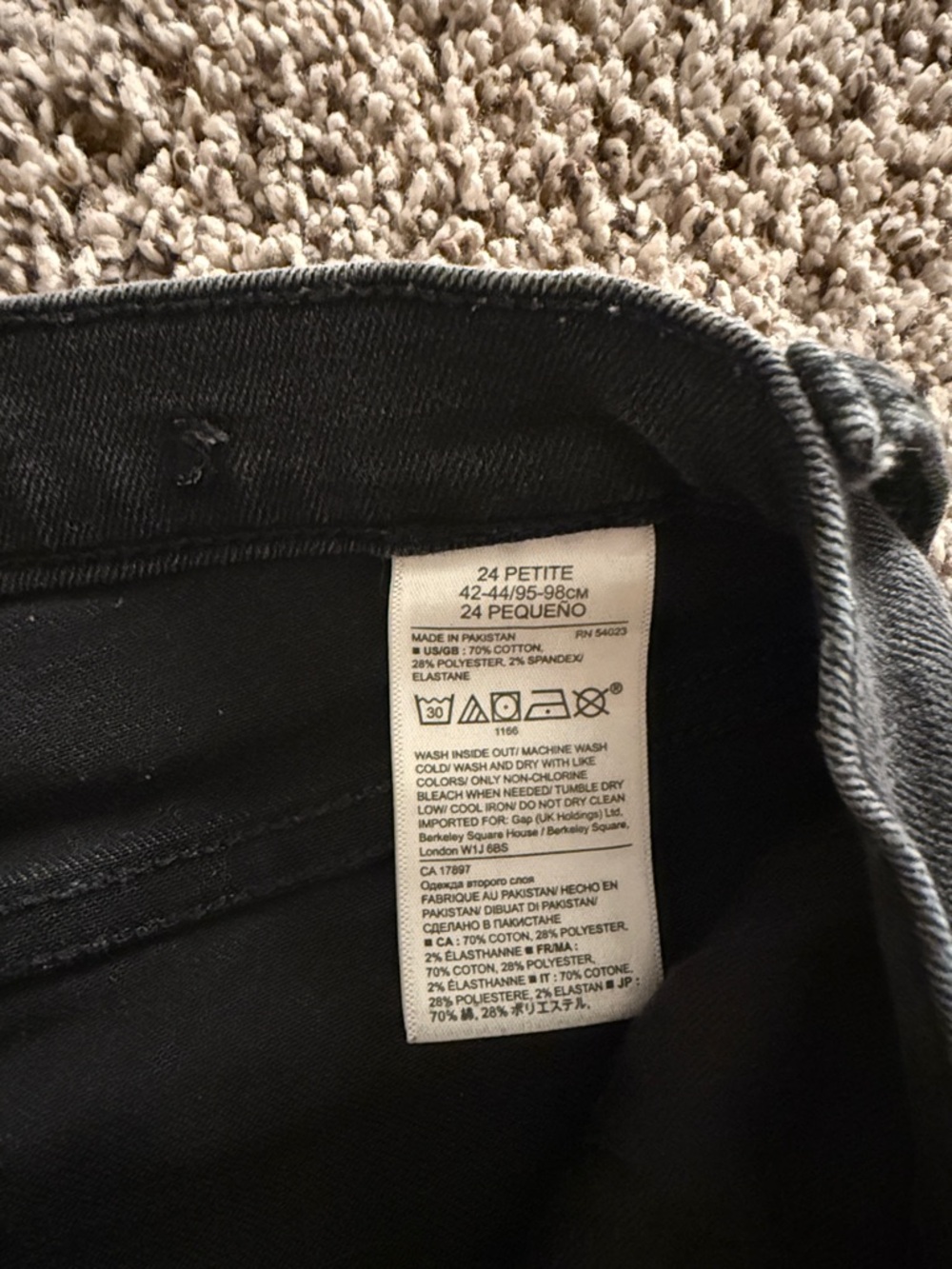 Banana Republic Black Stretch Skinny Jeans - Picture 3 of 4